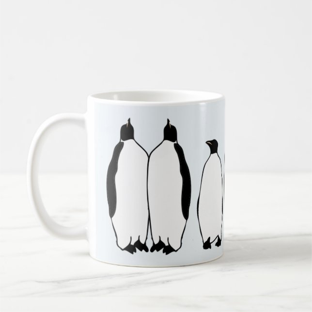 Pinguin Lover Bird Snow Winter Tasse (Links)