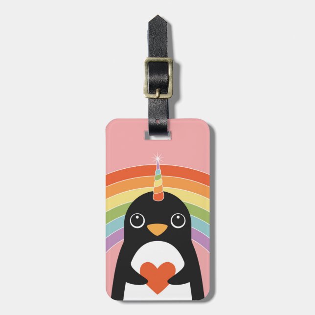 Pinguin Luggage Tags Gepäckanhänger (Vorderseite vertikal)