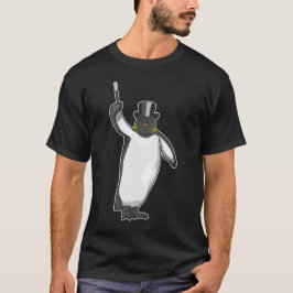Pinguin Magician Magician Zauberwand T-Shirt