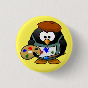 Pinguin-Maler Button