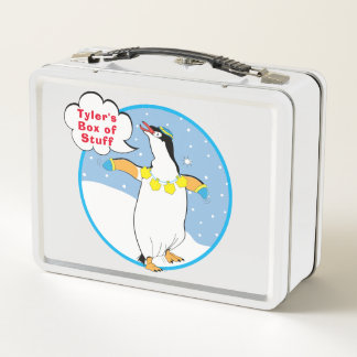 Pinguin Metall Brotdose