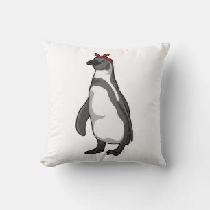 Pinguin mit Bandana Kissen