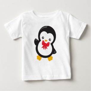 Pinguin mit Bow-Krawatte, Niedlicher Pinguin, Klei Baby T-shirt