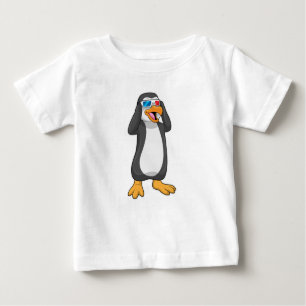 Pinguin mit Brille Baby T-shirt
