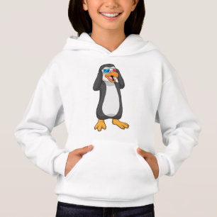 Pinguin mit Brille Hoodie