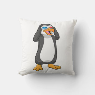 Pinguin mit Brille Kissen