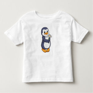 Pinguin mit Daisy Kleinkind T-shirt