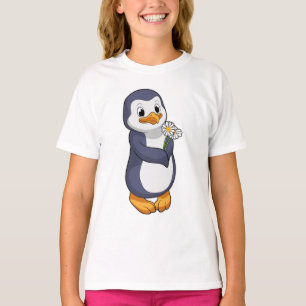 Pinguin mit Daisy T-Shirt