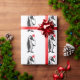 Pinguin mit dem Musterpapier "Herzballon" Geschenkpapier (Holiday Gift)
