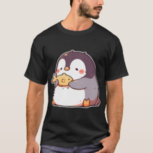 Pinguin mit Fisch T-Shirt