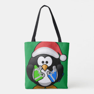 Pinguin mit Geschenken