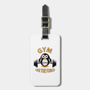 Pinguin mit Grill Gepäckanhänger
