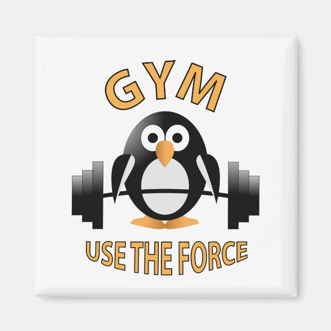 Pinguin mit Grill Magnet (Vorne)