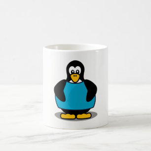 Pinguin mit Hemd Tasse
