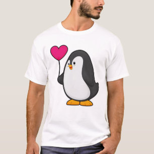 Pinguin mit Herzballon T-Shirt
