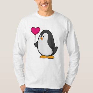 Pinguin mit Herzballon T-Shirt