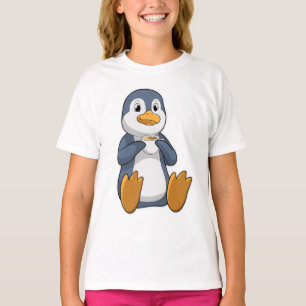 Pinguin mit Kaffee-Cup T-Shirt