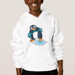 Pinguin mit Lifebuoy Hoodie