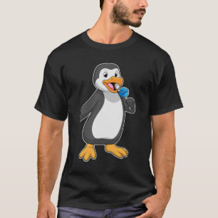 Pinguin mit Lollipop-Süßigkeiten T-Shirt