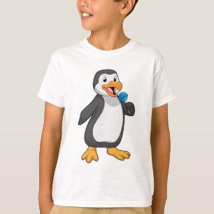 Pinguin mit Lollipop-Süßigkeiten T-Shirt