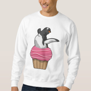 Pinguin mit Muffin Sweatshirt