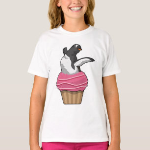 Pinguin mit Muffin T-Shirt