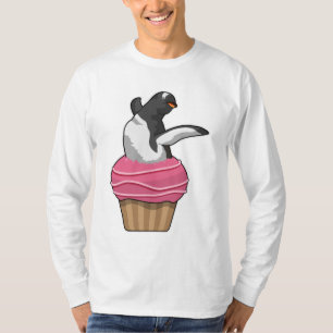 Pinguin mit Muffin T-Shirt