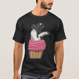 Pinguin mit Muffin T-Shirt
