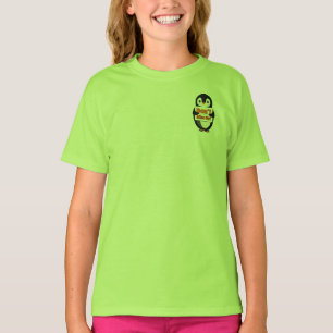 Pinguin mit Nicht Verpassen Schild T-Shirt