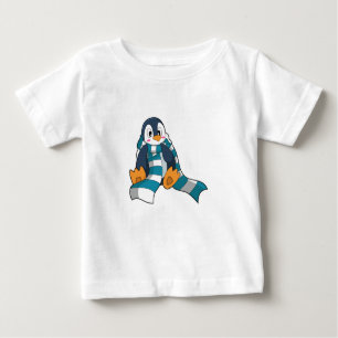 Pinguin mit Scarf Baby T-shirt