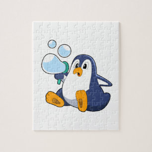 Pinguin mit Seifenblasen.PNG Puzzle