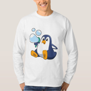Pinguin mit Seifenblasen.PNG T-Shirt
