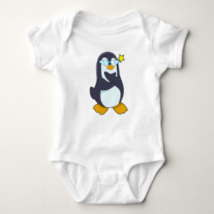 Pinguin mit Sonnenbrille Baby Strampler