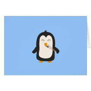 Pinguin mit Sushi