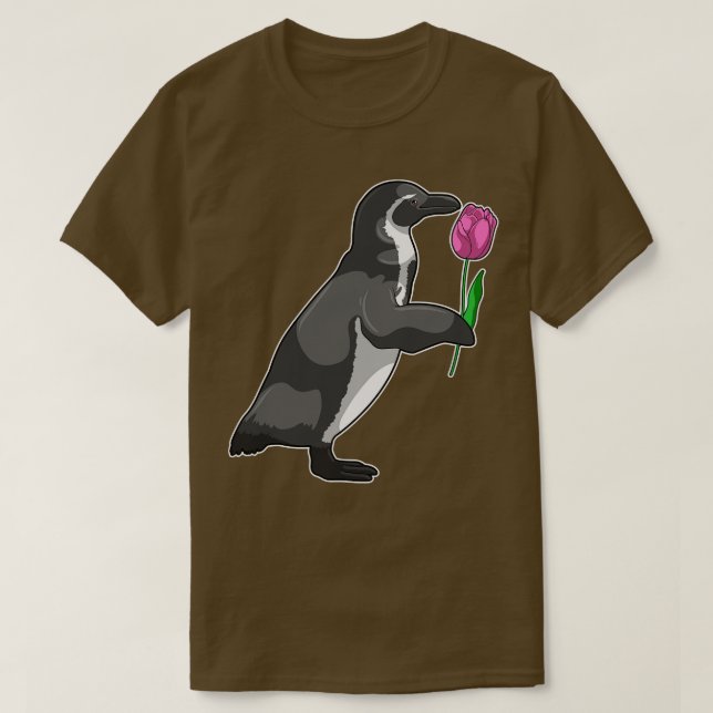 Pinguin mit Tulip T-Shirt (Design vorne)