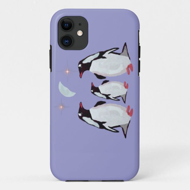 Pinguin-Mond IPhone 5 Fall Case-Mate iPhone Hülle (Rückseite)