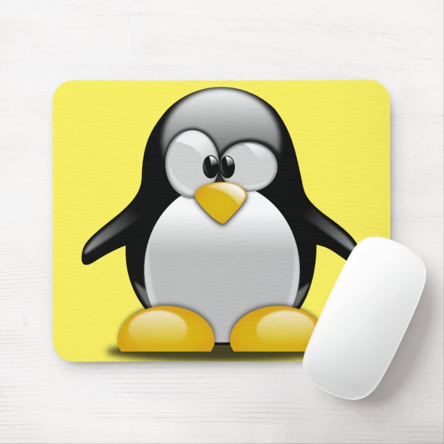 Pinguin Mousepad (Mit Mouse)
