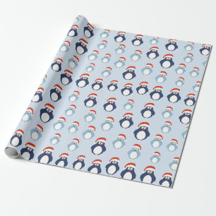 Pinguin-Muster Geschenkpapier