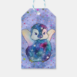 Pinguin namens Button Geschenkanhänger