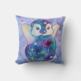 Pinguin namens Button Kissen