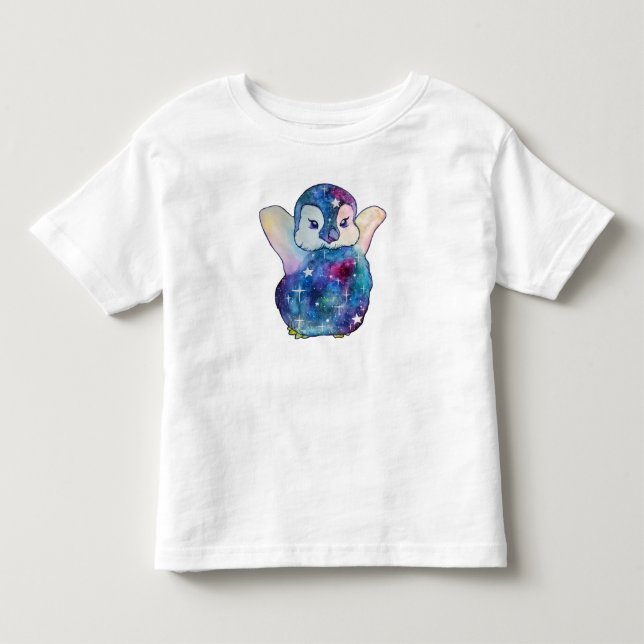 Pinguin namens Button Kleinkind T-shirt (Vorderseite)