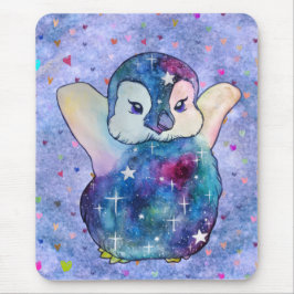 Pinguin namens Button Mousepad