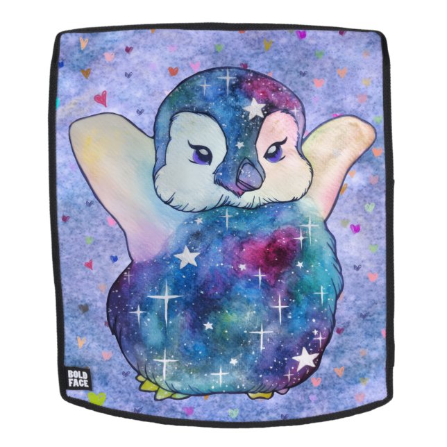 Pinguin namens Button Rucksack (Abnehmbare Front)