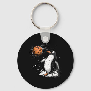 Pinguin-Natur-Kunstwerk Sketll Reifen Spritzer  Schlüsselanhänger
