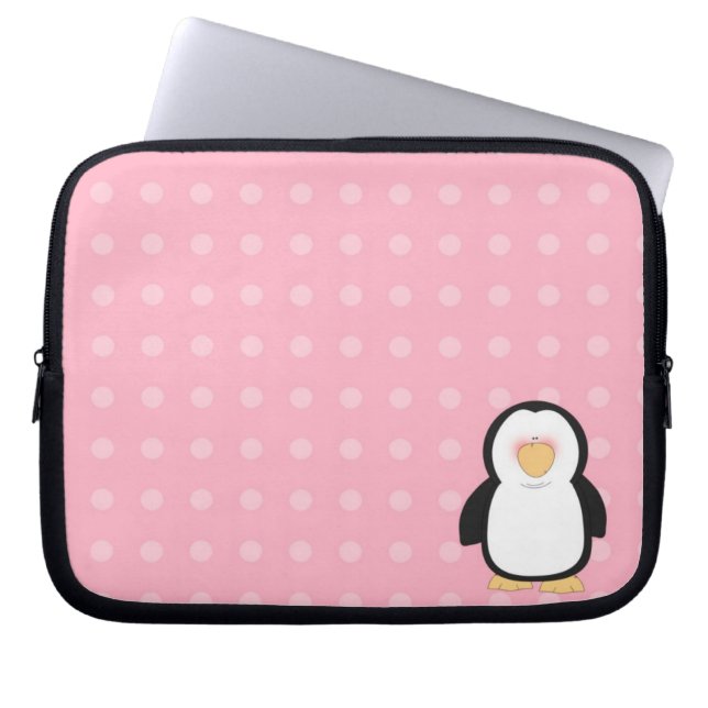 Pinguin Neopren Laptop-Sieb 10 Zoll Laptopschutzhülle (Vorderseite)