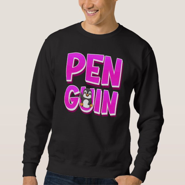 Pinguin Niedlich Pinguin 1 Sweatshirt (Vorderseite)