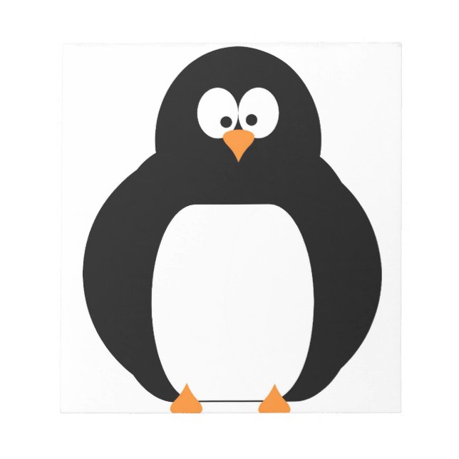 Pinguin Notepad Notizblock (Vorderseite)