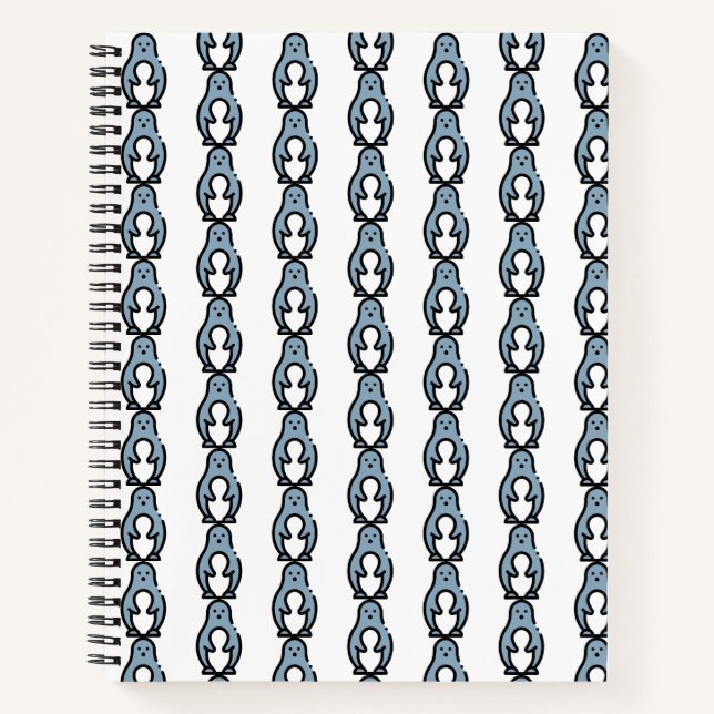 Pinguin Notizbuch (Vorderseite)