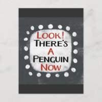 Pinguin Now Postcard