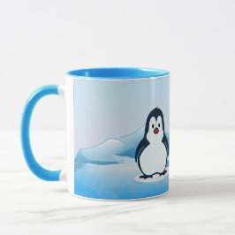 Pinguin on Frigid Landscape Design Kaffeemaschine Tasse